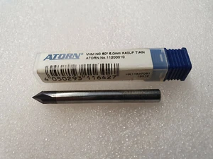 Atorn✔️ 11200010✔️ VHM Desbarbadora-Fresa de barril 60°✔️ ø 6,0x57mm✔️ TiAlNAtorn✔️ 11200 - Imagen 1 de 2