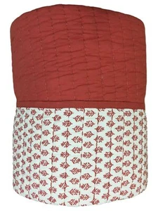 Sonoma Full Queen Coral Rust Reversible Quilt - Soft Cotton Coverlet - Picture 1 of 3