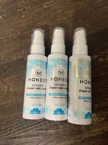 (3)The Honest Company Sprayable Diaper Rash Cream 2oz ~EXP: 12/23.1/24 Sealed - Picture 1 of 2