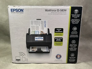 Epson Workforce ES-580W inalámbrico color dúplex escáner de documentos de escritorio nuevo - Imagen 1 de 6