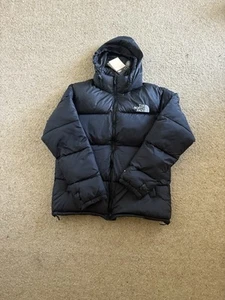 the north face puffer jacket - With Hoodie - Men’s Large - black - Picture 1 of 6