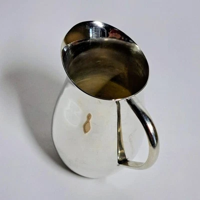 Auténtica jarra de leche crema Azuma níquel plata Christofle sin usar de colección Foto 1 de 4