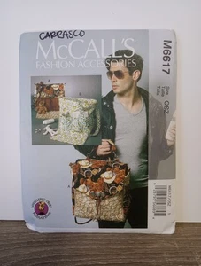 McCALL'S Fashion Accessories Sewing pattern M6617 DIAPER BAGS Uncut - Picture 1 of 2