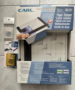 CARL DC-212 PAPER TRIMMER 12ins.-30.5cm - unwanted sale - Picture 1 of 3