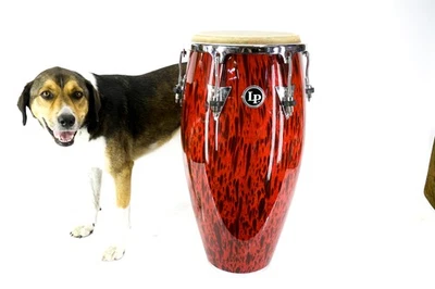 LP Classic II Series Conga con herrajes cromados 11,75 pulgadas Rojo lava - MANCHA Foto 1 de 4