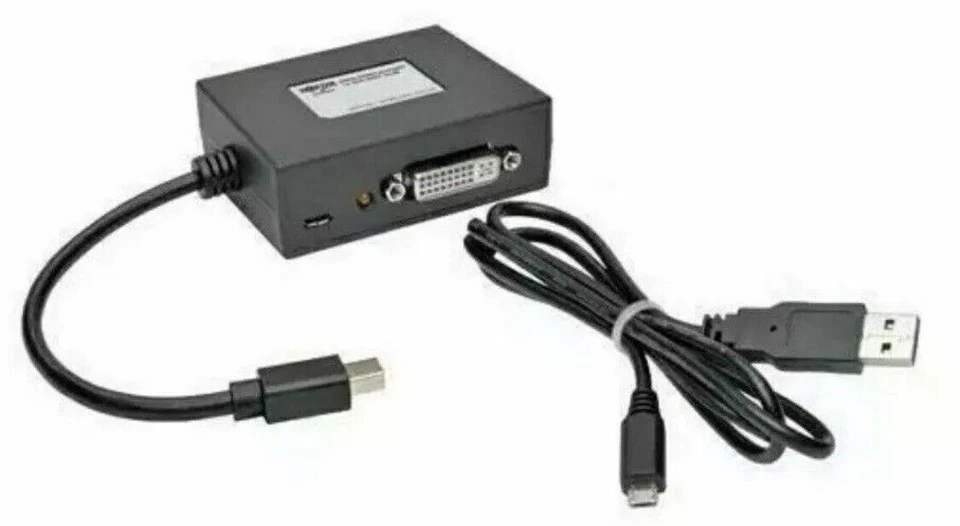 Tripp Lite 2-Port Mini DisplayPort to DVI Multi Stream Transport (MST) Hub, MDP - Image 1 of 4