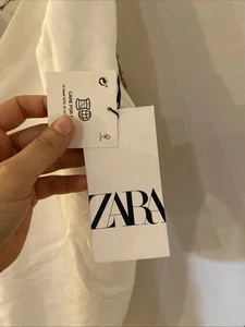 Zara White Small Dress - Picture 1 of 10
