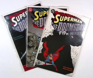 SUPERMAN THE DOOMSDAY WARS #1,2,3 (NM+) Full Set! 1998 DC Comics Dan Jurgens - Picture 1 of 4