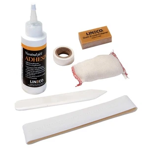 Book Repair Tool Kit for Simple Repairing and Cleaning Including Tape 1" x 36... - Picture 1 of 3