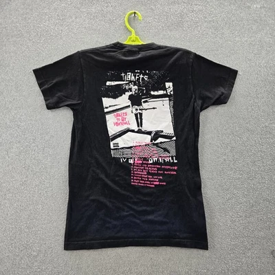 Camisa Machine Gun Kelly Hombres PEQUEÑA Negra Estampado Gráfico Guitarra Tracklist Banda Camiseta Foto 1 de 4