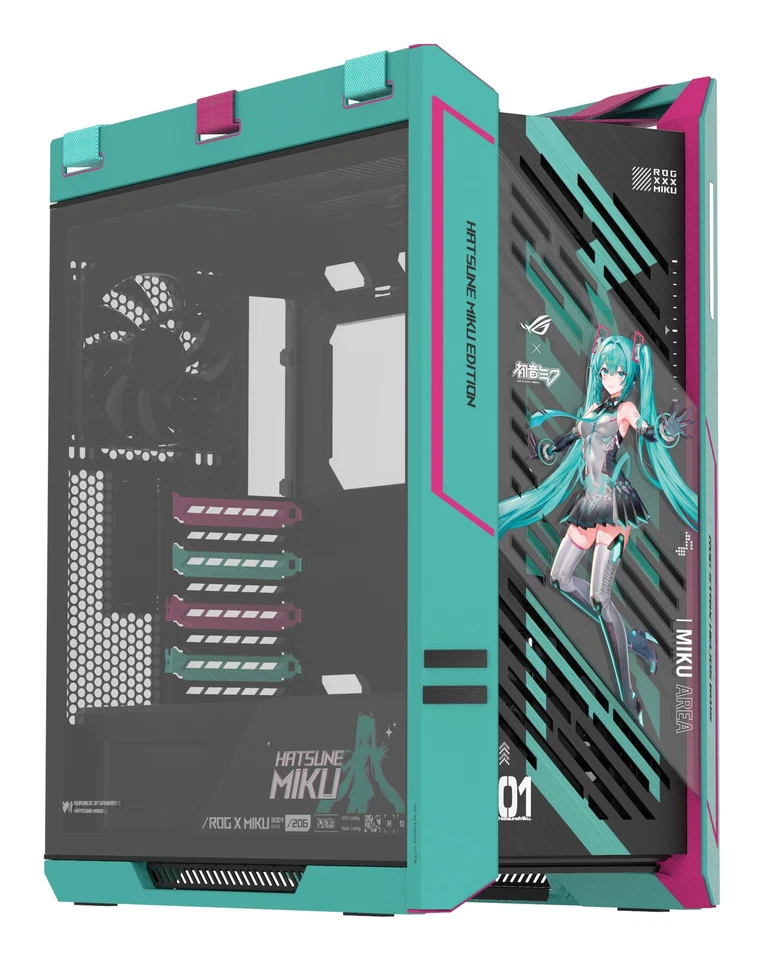 ASUS ROG Strix Helios II Hatsune Miku Edition Midi Tower Multicolore - Immagine 1 di 1