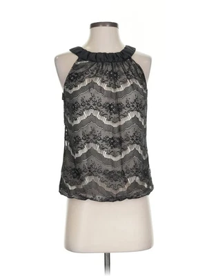 Blusa gris sin mangas Wrapper para mujer S Foto 1 de 4