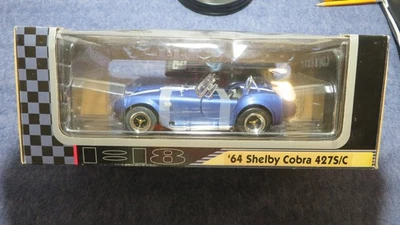 1998 Yat Ming 1964 SHELBY COBRA 427 S/C 1:18 Diecast Road Signature #92058A (L) - Image 1 of 4
