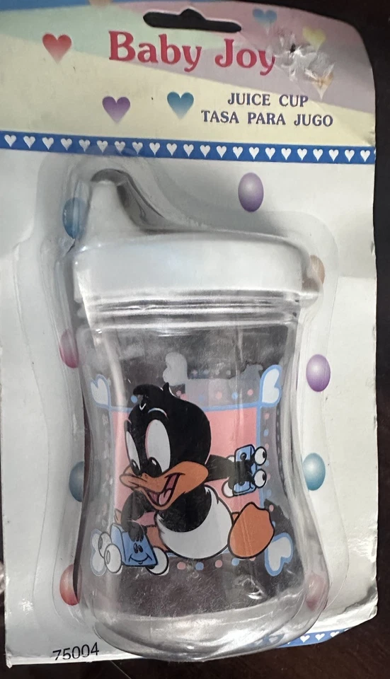 Gerber Baby Looney Tunes Vintage Viaje Sippy Cup Roadrunner Wile Años 90 Foto 1 de 4