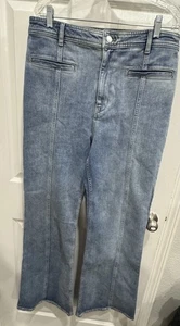 Jean Free People We The Free Firecracker Flare con detalle de estrella de gamuza - Imagen 1 de 6