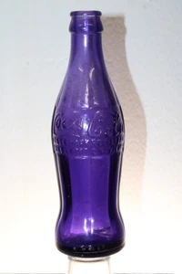 ANTIQUE COCA COLA BOTTLE NOV 16 1915 AMETHYST PURPLE FITZGERALD GA - Picture 1 of 15