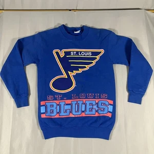Suéter Vintage St Louis Blues Juvenil 14-16 Azul NHL Hockey Salem Ropa Deportiva Años 90 - Imagen 1 de 15