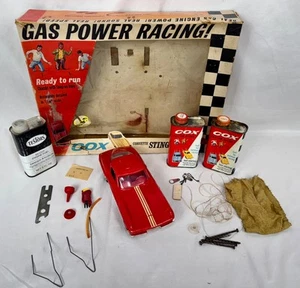 Vintage Cox Gas Powered Red Corvette Sting Ray w/ Box & Extras! AWESOME! - Picture 1 of 24