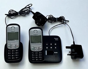Gigaset® A690A & A690H Twin Cordless Phones + Built-in Answer Machine - Photo 1/3