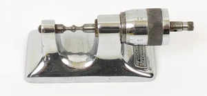 Vintage 15mm Uhrmacher Maschinisten Tisch Mikrometer Werkzeug Chrom 1/100mm Marshall - Bild 1 von 8