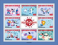 Fight Corona Pandemic MNH Stamps 2023 Central African Republic M/S