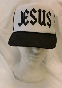 JESUS SNAP BACK TRUCKER MESH BLACK HAT - Bild 1 von 2
