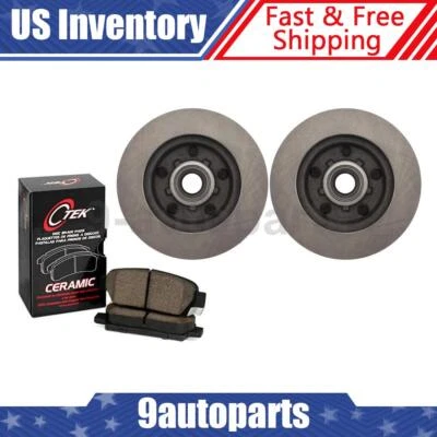 Rotores de freno de disco delanteros + pastillas de freno de cerámica para Chevrolet El Camino 1979-1981 Foto 1 de 4