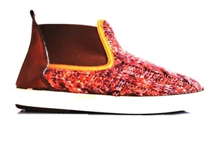 Botines de lana multicolor con forro de borreguillo, planos marca Berevëre - Imagen 1 de 5