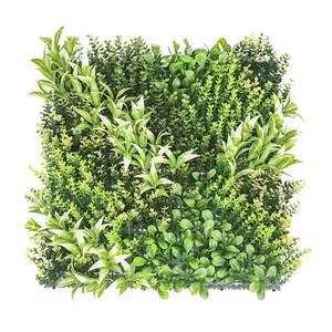 20x20" Artificial Faux 3D Mix Fern Plants Privacy Fence Decor Mats Hedge #13 - Picture 1 of 7