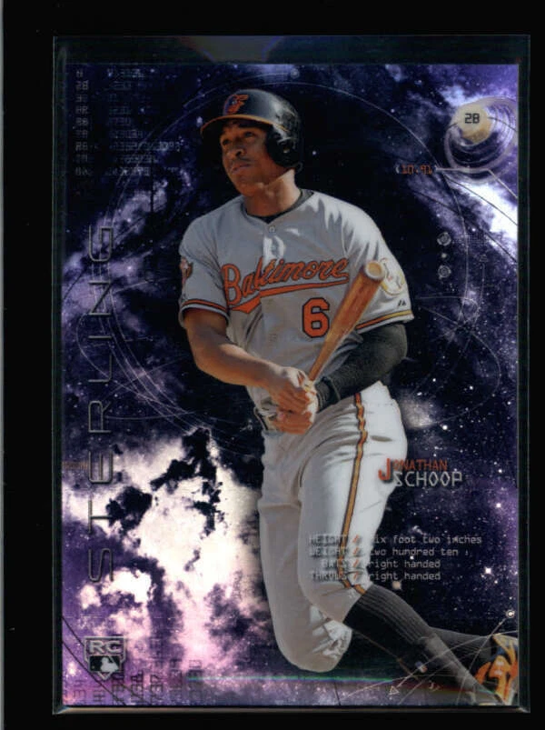 Jonathan Schoop 2014 Bowman Sterling #21 novato refractor púrpura #01/50 Ay8289 Foto 1 de 1