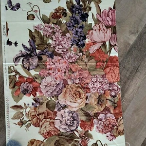 Texoprint Netherlands Floral Bouquet Crafting Fabric 24 x 178  - 4.9yds - Picture 1 of 3