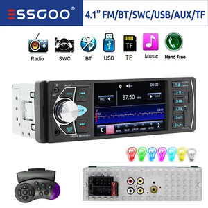 1 DIN Autoradio Mit 4" IPS Bldschirm Bluetooth Freisprecheinrichtung USB AUX TF - Bild 1 von 16