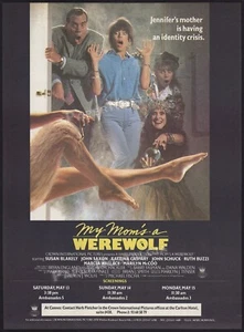 MY MOM's A WEREWOLF - Original 1989 Trade AD / poster_ John Schuck _Tina Caspary - Picture 1 of 1
