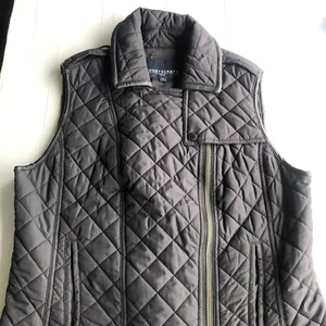 Sportscraft Vest Size 10 Puffer Style Lined Zip Up Black - Picture 1 of 9