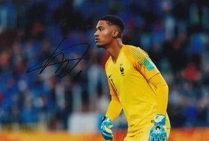 Football - Alban Lafont - Hand Signed 12x8 Inch Photograph - France - COA - Picture 1 of 1