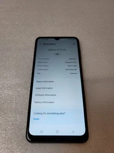 Samsung Galaxy A13 5G 64GB Black Smartphone SM-A136W- C.A *READ* - Photo 1 sur 10