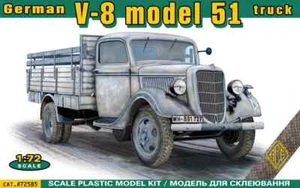 1/72 WW2 Vehicle : Ford V-8 Model 51 Medium Truck [Germany] #72585 : ACE - Picture 1 of 6