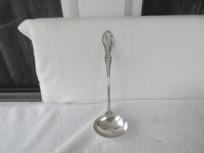 VINTAGE LARGE 10.5" ~SILVERPLATED 1835 R. WALLACE A1 PUNCH LADEL~~CLEAN!! - Image 1 of 4