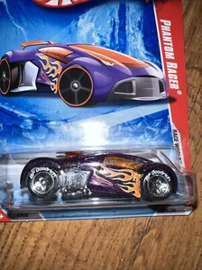 Hot Wheels Car 2010 Race World Volcano Purple PHANTOM RACER NEW 1 Of 4 Sealed - Picture 1 of 6