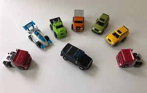 Kid Galaxy Lot of 7 Micro Machine Size Cars & 1 Playmate SUV - Picture 1 of 13