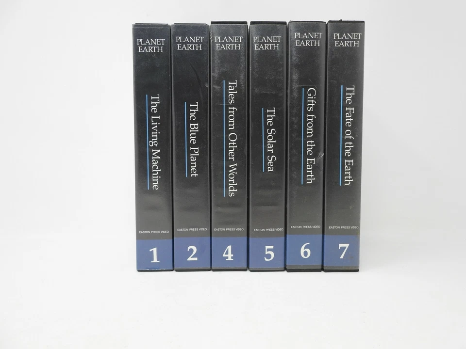 Easton Press Planet Earth 1989 VHS Set - 6 Volumes (1,2,4,5,6,7) [1989] - Image 1 of 1