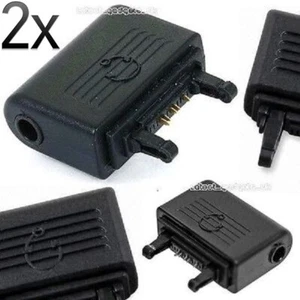 2X Adattatore Adattatore Cuffie per Sony Ericsson - K800 / W300 / W850 / K750 - Foto 1 di 1