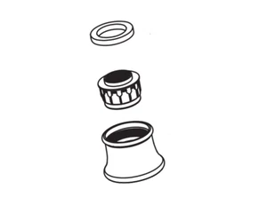 Moen 181087BN - Kit Aeratore 1,2 gpm per Rubinetti Cucina/Bagno, Nichel Spazzolato - Foto 1 di 1
