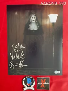 Bonnie Aarons Die Nonne signiert 11x14 Foto Valak The Conjuring Beckett COA - Bild 1 von 6