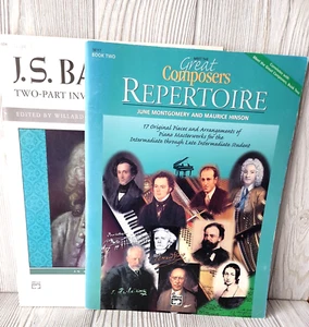 Repertorio de grandes compositores - 17 piezas originales para piano - libro 2 - 1998 - Imagen 1 de 9