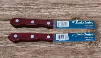 2 pack Tramontina 3 inch Chefs Paring Knife