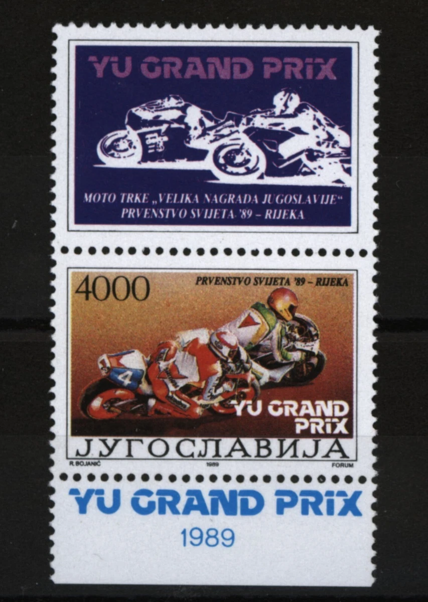 Jugoslawien Briefmarken Block 34 - Motorrad-WM 1989, Postfrisch MNH