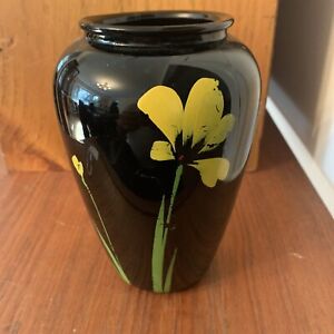 hand painted japanese vase