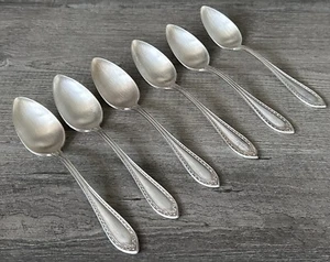 Oneida Community SHERATON Silverplate 1910 Silverware Set of 6 Teaspoons - Picture 1 of 7