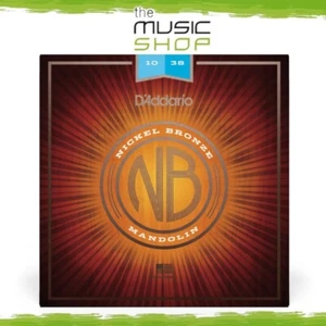 D'Addario Nickel Bronze 10-38 Light Mandolin Strings - NBM1038 - Picture 1 of 5